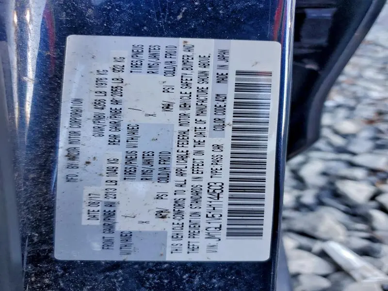 2017 MAZDA 6 TOURING  