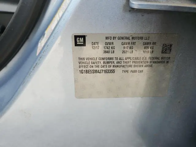 2018 CHEVROLET CRUZE LT