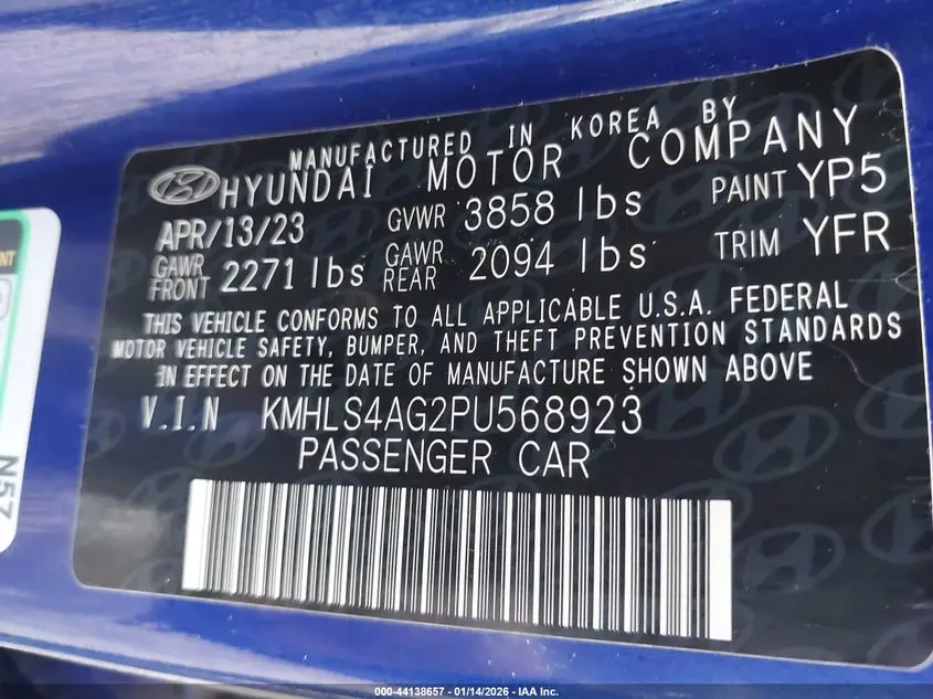 2023 HYUNDAI ELANTRA SEL