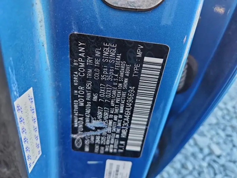 2017 HYUNDAI TUCSON LIMITED  