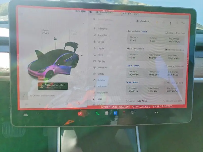 2020 TESLA MODEL 3   
