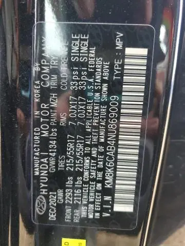 2022 HYUNDAI KONA SEL  