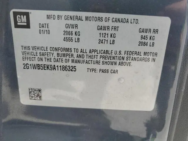 2010 CHEVROLET IMPALA LT  