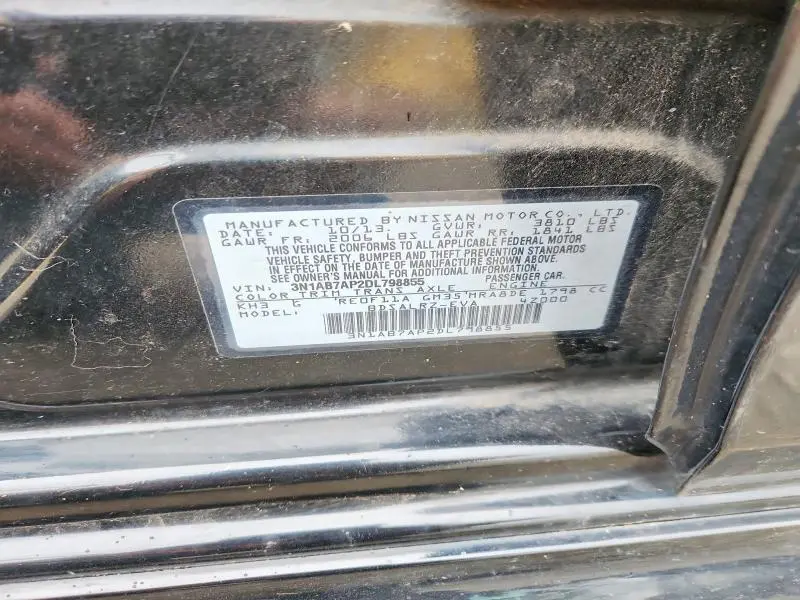 2013 NISSAN SENTRA S  