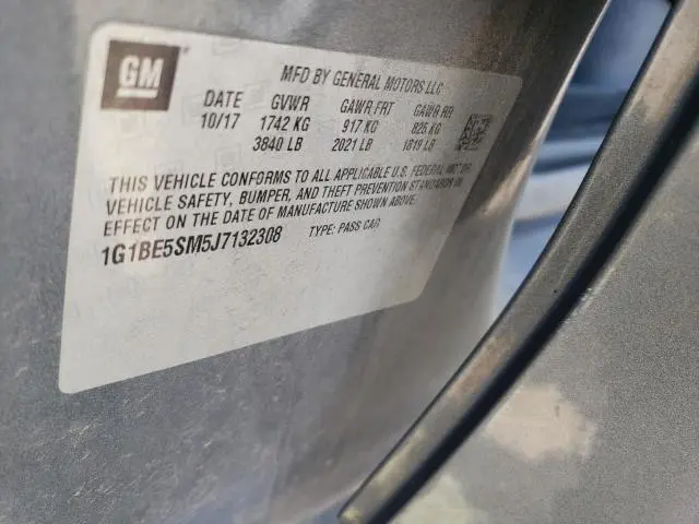 2018 CHEVROLET CRUZE LT  