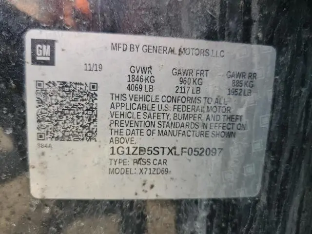 2020 CHEVROLET MALIBU LT