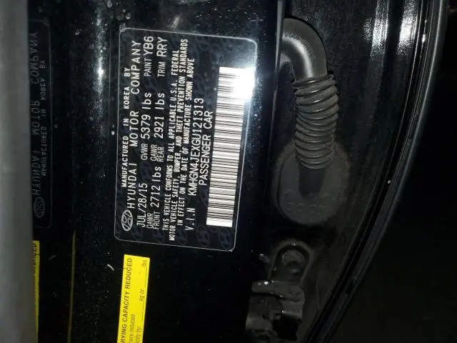 2016 HYUNDAI GENESIS 3.8L  