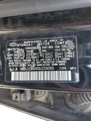 2016 HYUNDAI TUCSON SE  