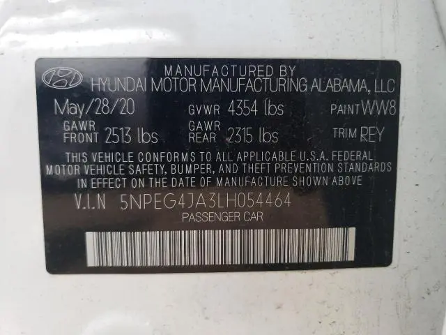 2020 HYUNDAI SONATA SE  
