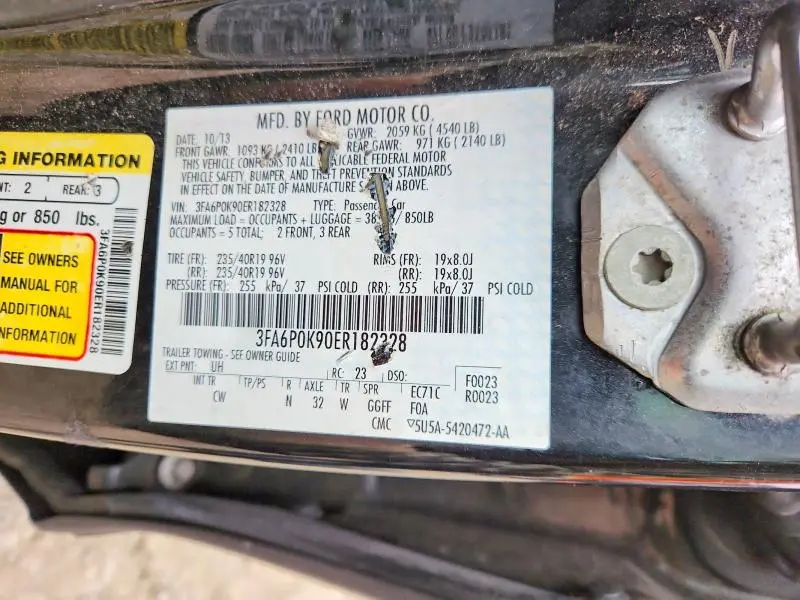 2014 FORD FUSION TITANIUM  