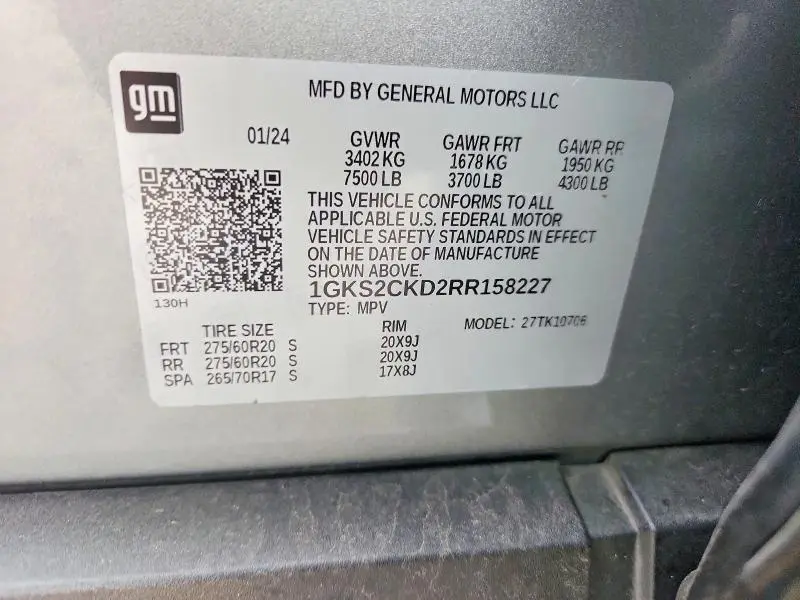 2024 GMC YUKON AT4  
