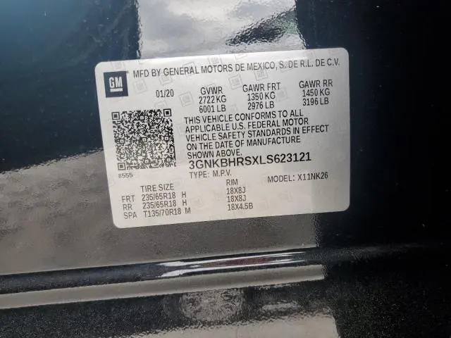 2020 CHEVROLET BLAZER 2LT  