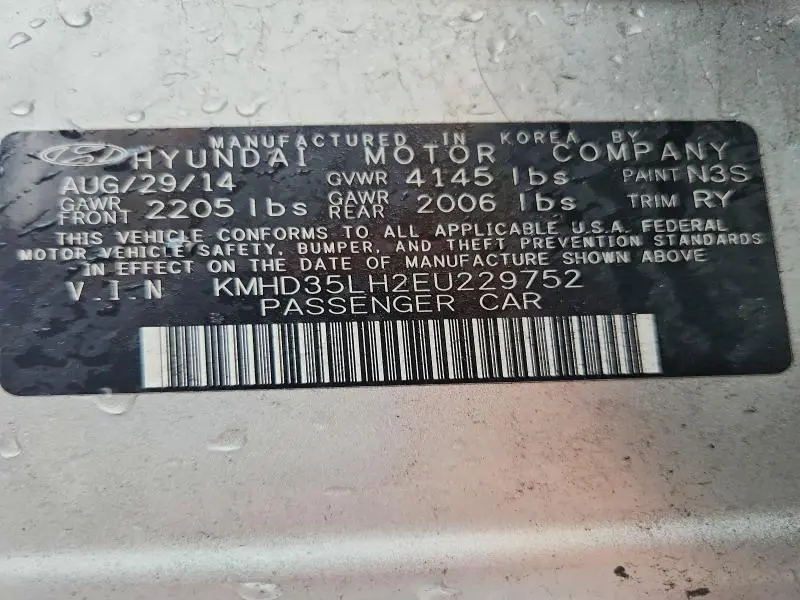 2014 HYUNDAI ELANTRA GT BASE  