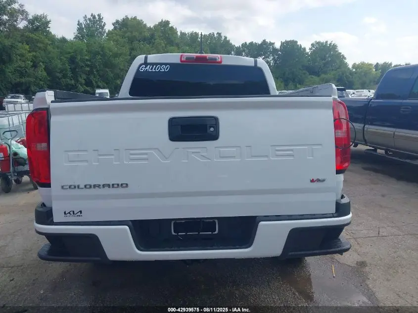 2021 CHEVROLET COLORADO 2WD  SHORT BOX LT