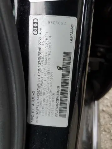 2015 AUDI A6 PREMIUM PLUS  