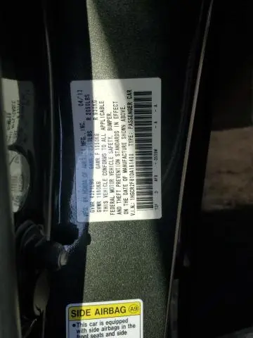 2013 HONDA ACCORD EXL