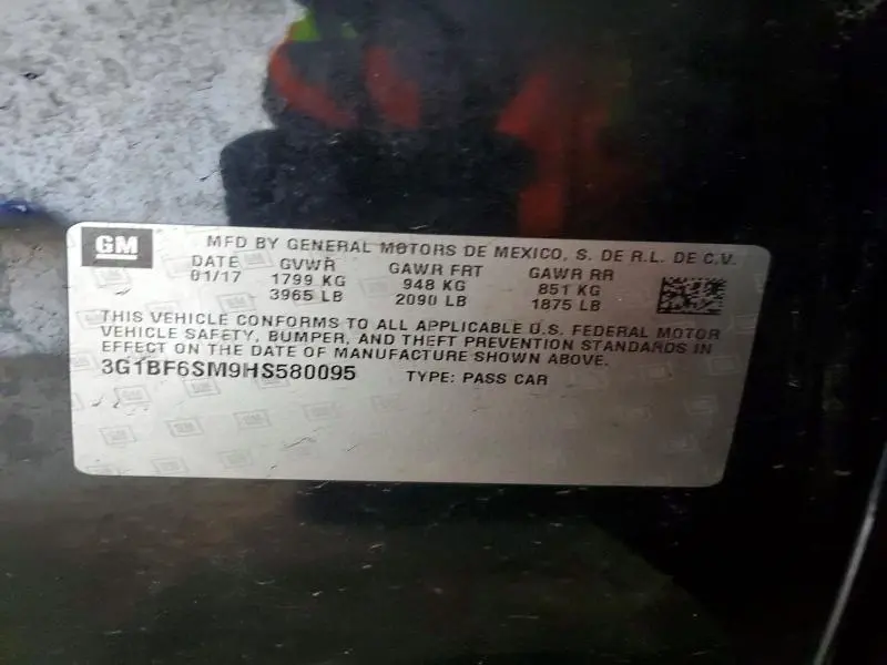 2017 CHEVROLET CRUZE PREMIER  