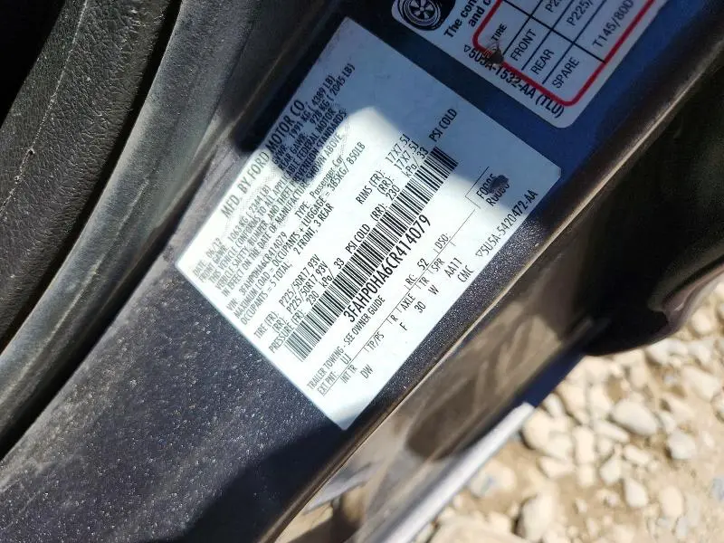 2012 FORD FUSION SE  