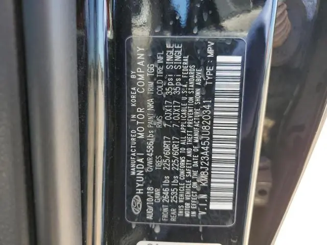 2018 HYUNDAI TUCSON SE  