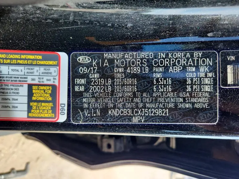 2018 KIA NIRO LX  