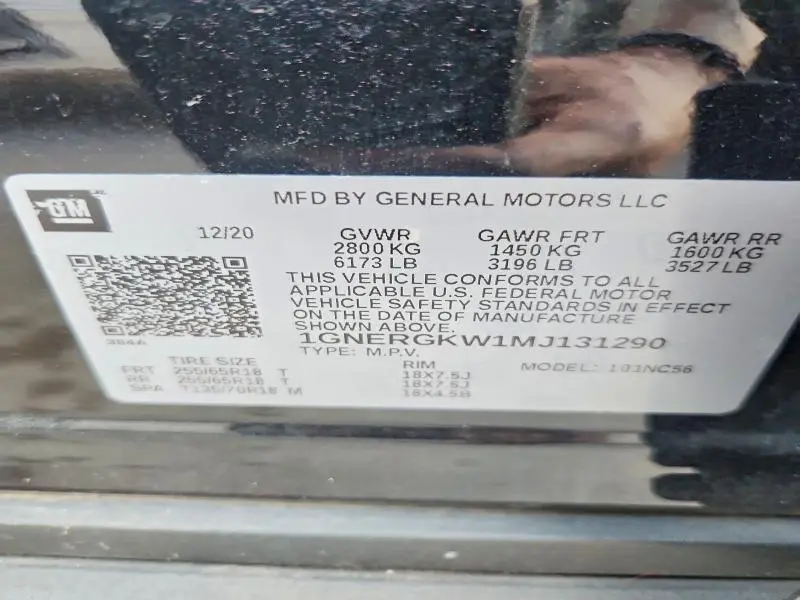 2021 CHEVROLET TRAVERSE LT  