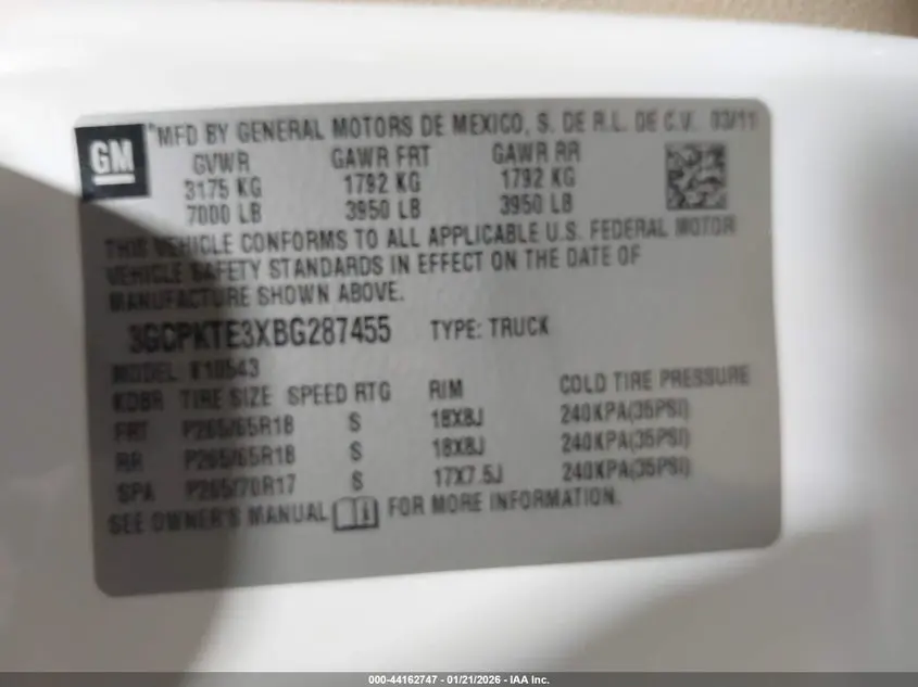 2011 CHEVROLET SILVERADO 1500 LTZ