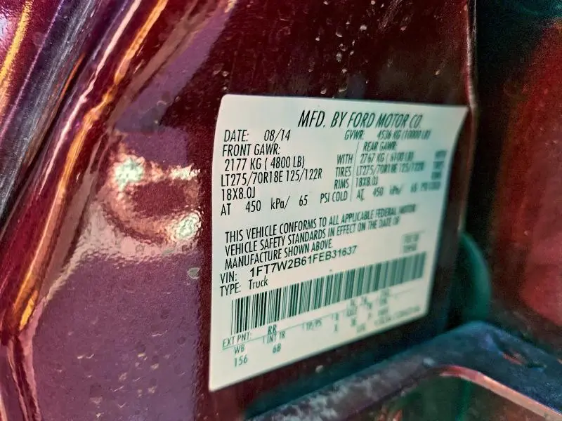 2015 FORD F250 SUPER DUTY  