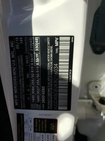 2019 MERCEDES-BENZ GLE 400 4MATIC  