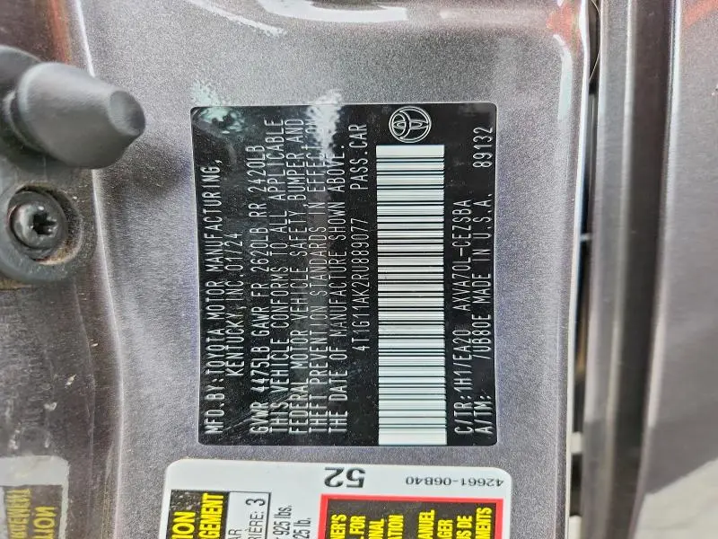 2024 TOYOTA CAMRY SE  