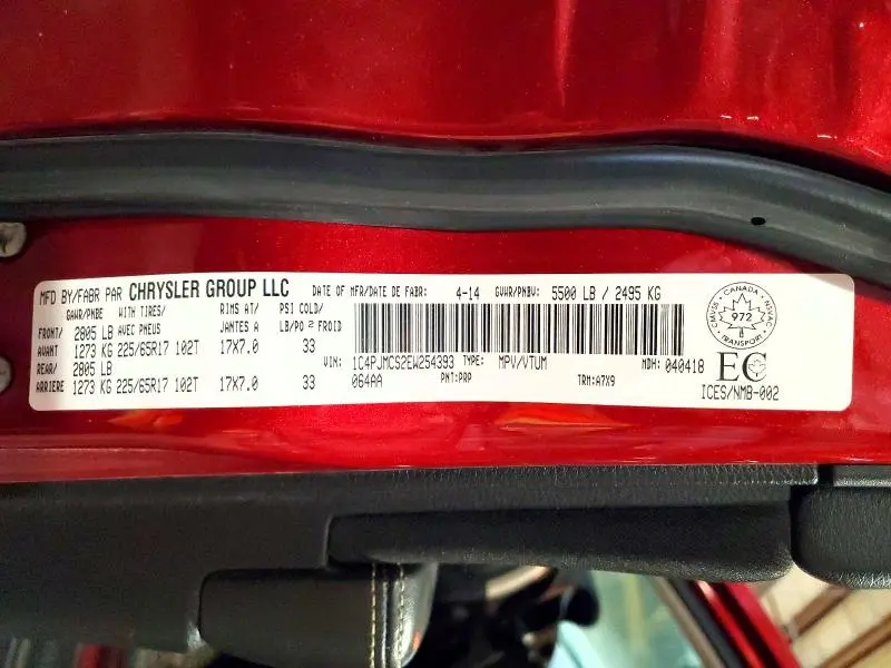 2014 JEEP CHEROKEE LATITUDE  