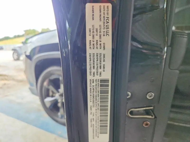 2019 JEEP CHEROKEE LATITUDE PLUS  