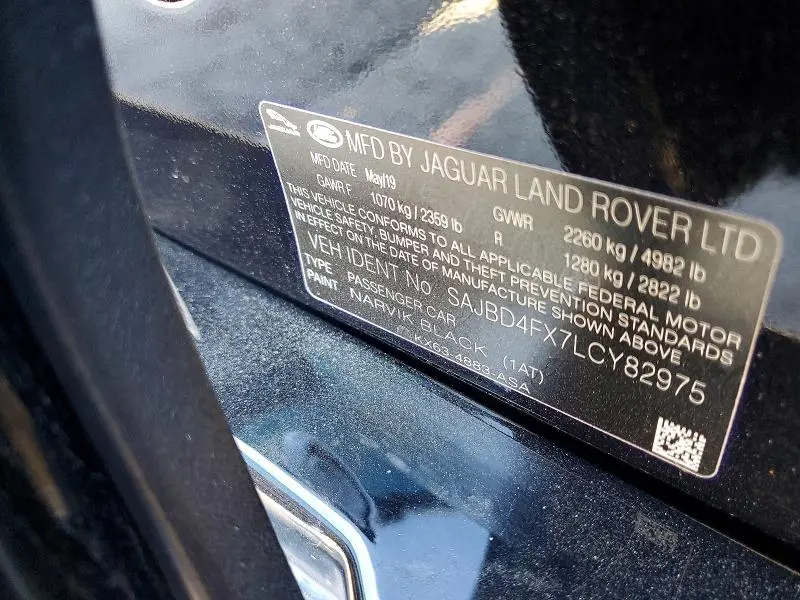 2020 JAGUAR XF PREMIUM  