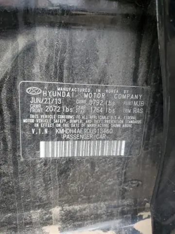 2013 HYUNDAI ELANTRA GLS  