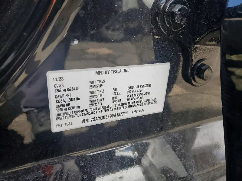 2023 TESLA MODEL Y   