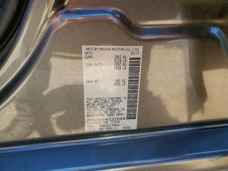 2024 NISSAN ALTIMA SV  