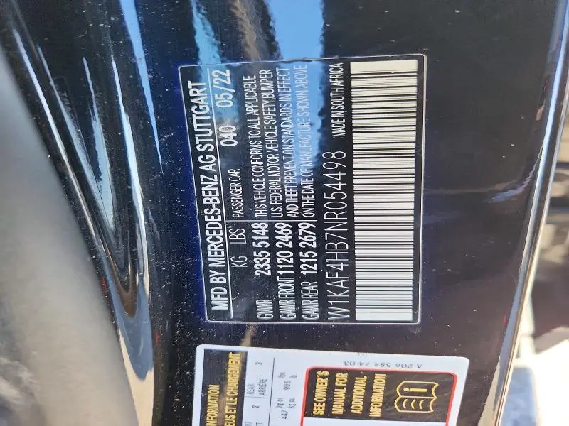 2022 MERCEDES-BENZ C 300 4MATIC  