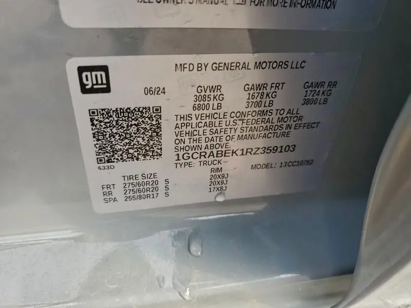 2024 CHEVROLET SILVERADO C1500 CUSTOM  