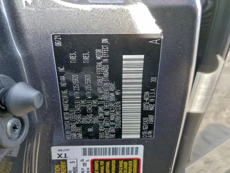 2021 TOYOTA HIGHLANDER XSE  