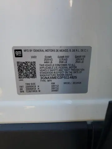 2023 CHEVROLET EQUINOX RS  