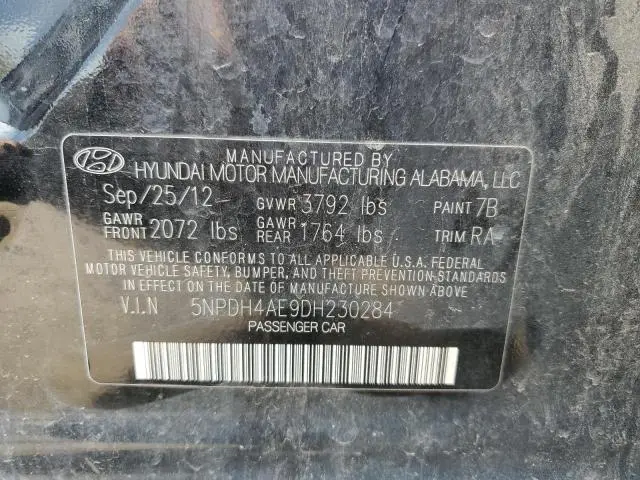 2013 HYUNDAI ELANTRA GLS  