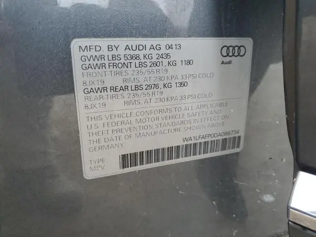 2013 AUDI Q5 PREMIUM PLUS