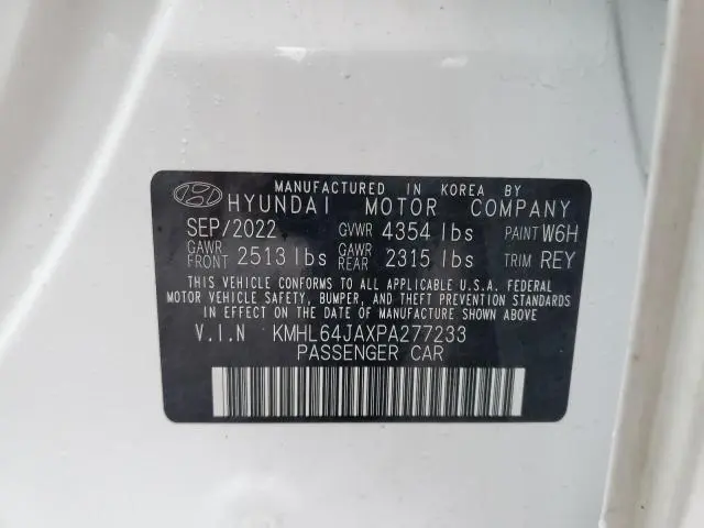 2023 HYUNDAI SONATA SEL  