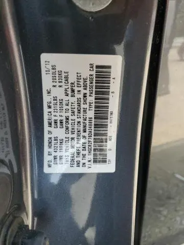 2013 HONDA ACCORD EX