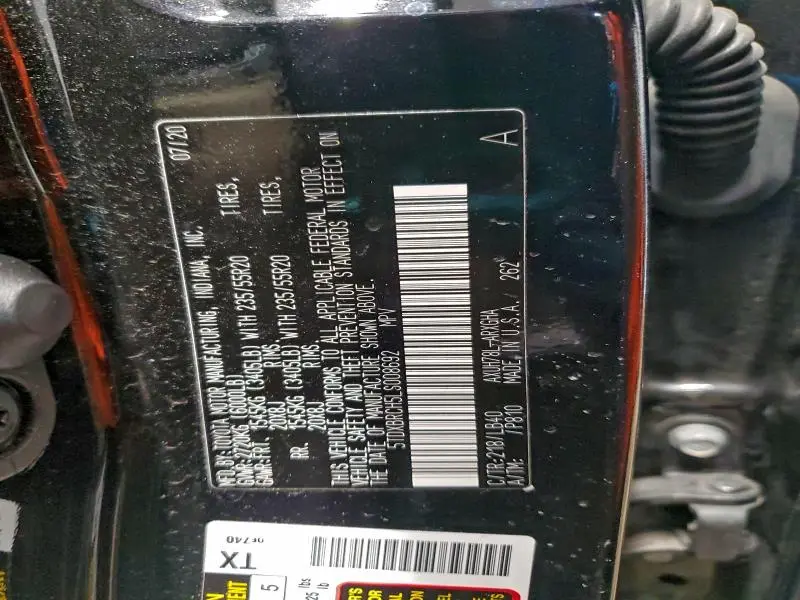 2020 TOYOTA HIGHLANDER HYBRID LIMITED  