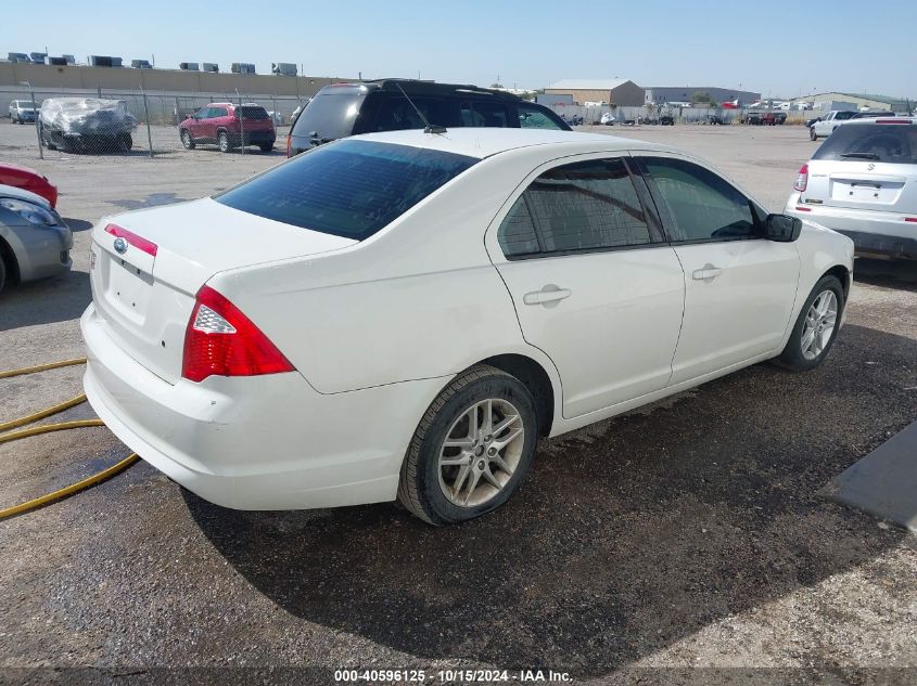 2012 FORD FUSION S