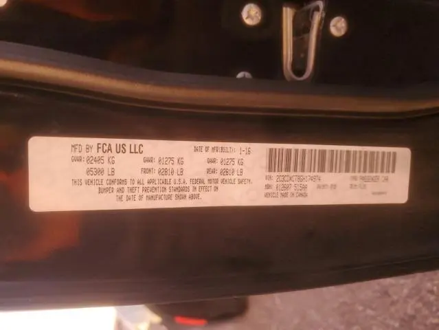 2016 DODGE CHARGER R/T  