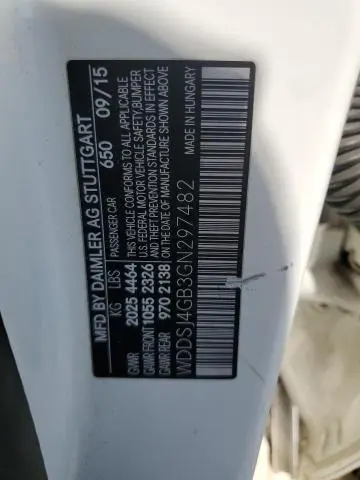 2016 MERCEDES-BENZ CLA 250 4MATIC  