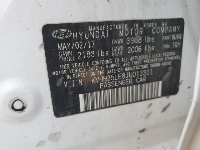 2018 HYUNDAI ELANTRA GT   