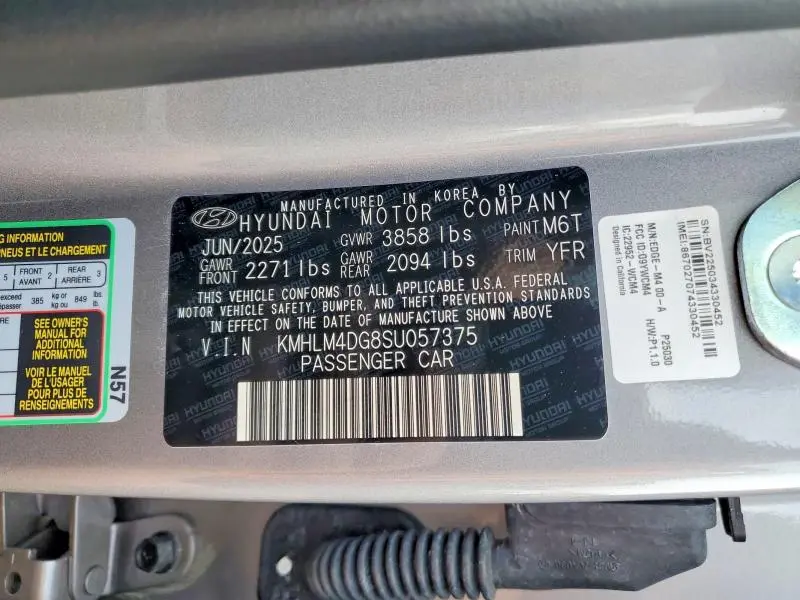 2025 HYUNDAI ELANTRA SEL SPORT  