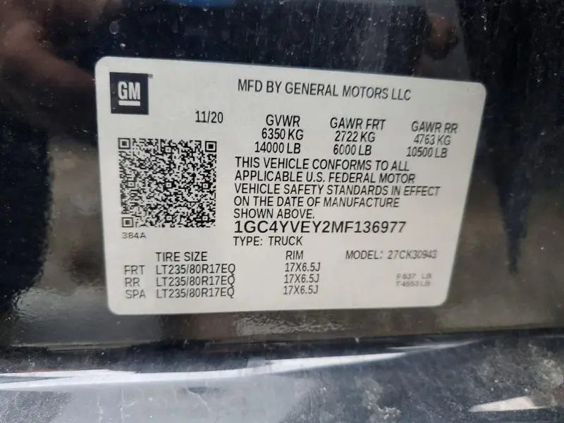 2021 CHEVROLET SILVERADO K3500 HIGH COUNTRY  